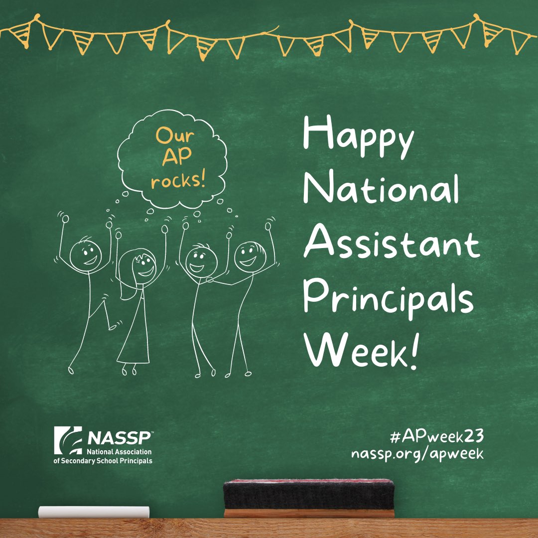 NicoleFoulksEMK's tweet image. Join me in honoring assistant principals during National Assistant Principals Week, April 3-7! Special thank you to my Assistant Principal Mr. Tozzi for your support of our students and staff. #EMKPRIDE #APweek23 @mr_mtozzi @EWRSDK12