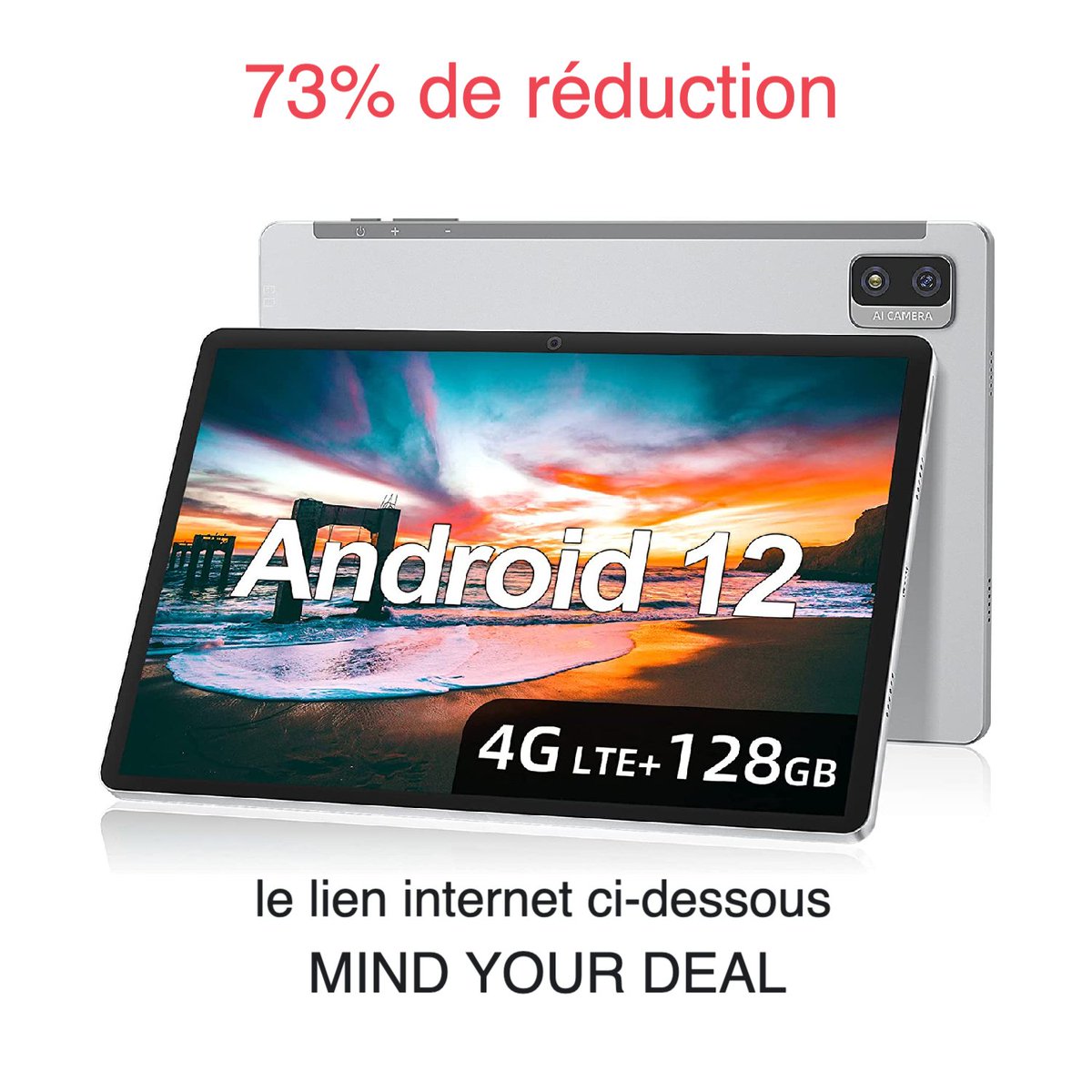 SurfingIndex's tweet photo. 159,98€ (73% de réduction) sur Jumper Tablette Android 12, Gaming Tablette 128Go ROM, 4G LTE
Ventes Web (affiliate)- https://t.co/A79sfqofcj

#amazonventes #ventes #reduction #french #france #paris #tablette #android #tech #gaming #movie #follow https://t.co/Ed6zsph5DV