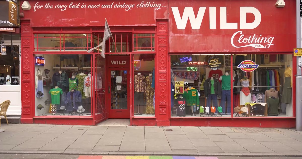 LeftLion's tweet photo. This month our friends at @WildClothing_83 celebrate 40 years of trading in Hockley. To celebrate we spoke to owner Shaun Hoolan about second hand clothing, their vinyl basement and that time Quentin Tarantino peered through the window...

https://t.co/qL1AQiHCrm https://t.co/gNbXnLpz70