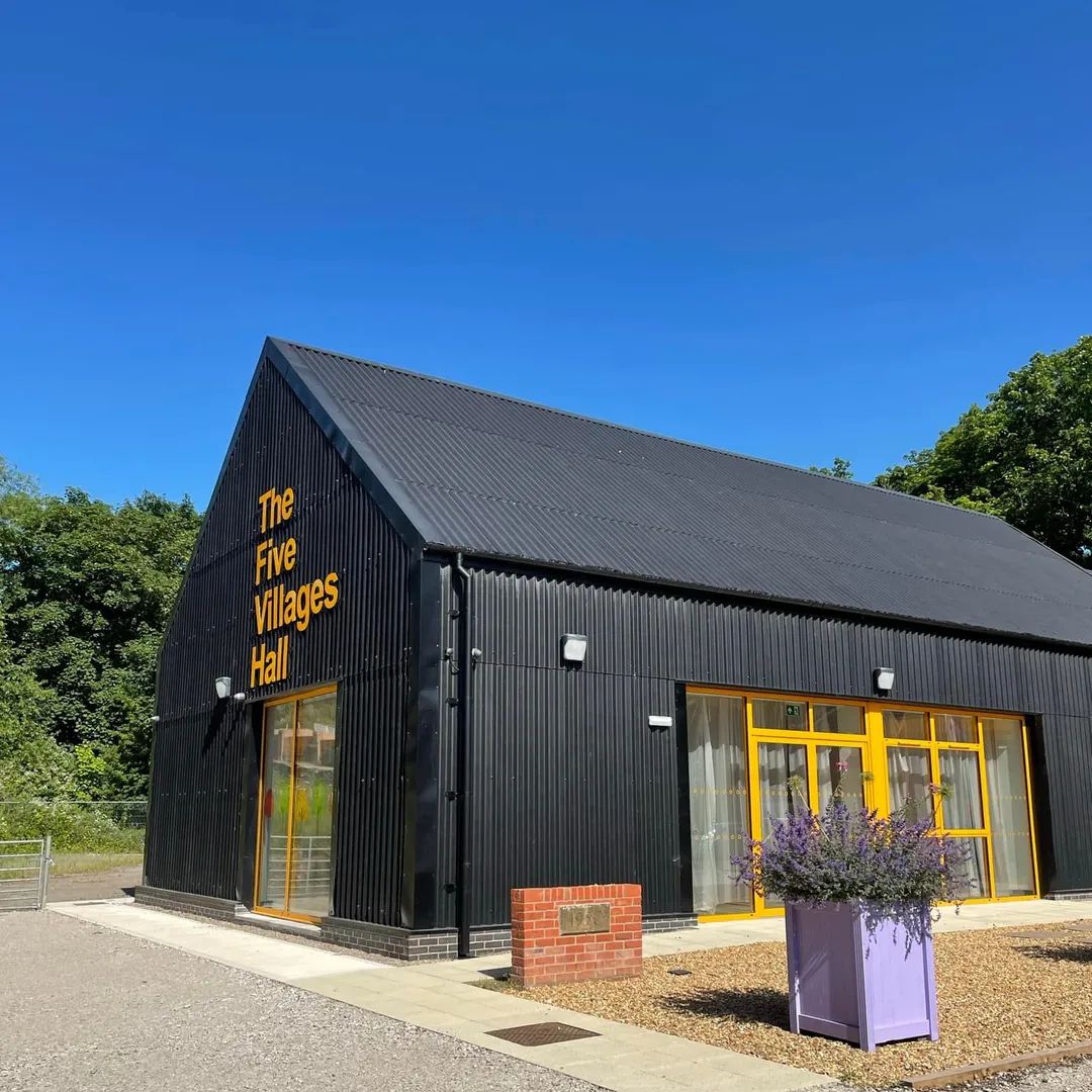 Keep up to speed with all the LATEST weekly activities, classes and monthly events being held in  the hall by visiting our WEBSITE,  go to the 'WHAT'S ON' tab:
thefivevillageshall.org.uk/whats-on

This gets updated on a monthly basis with exciting new events &amp; classes!