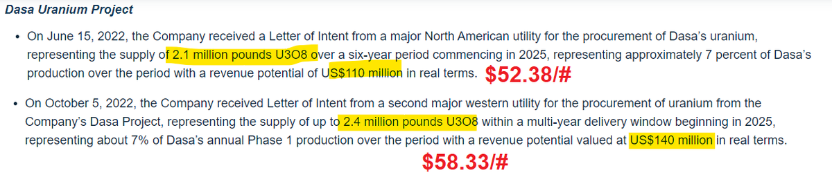 Those #uranium pounds of "high-risk African production" in "AK-47 nations" that will "never come into production" have already been selling for a 17% premium to spot.