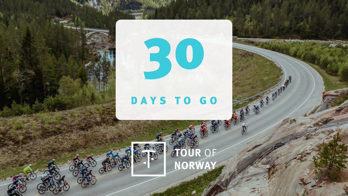 30 days to race start!🇳🇴

#TourofNorway #sykkelfest2023 #repsolnorge #2sykkel #velon #UCIproseries