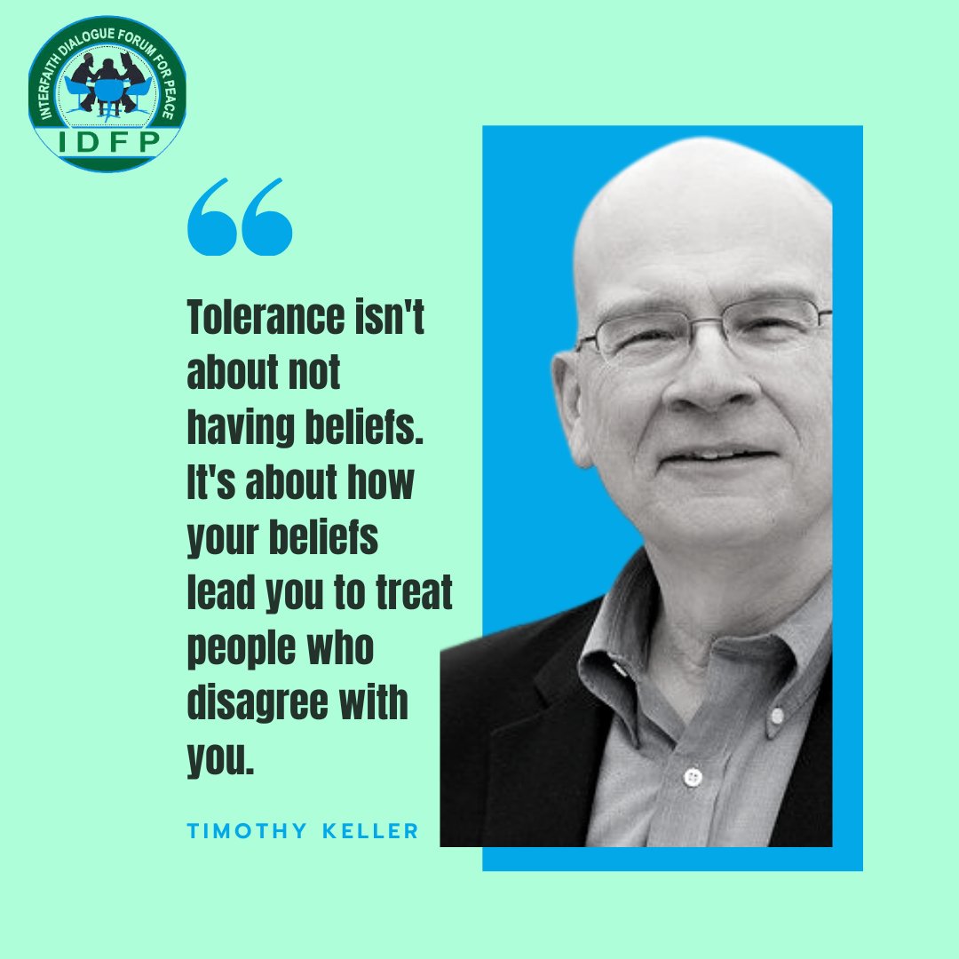 “Tolerance isn't about not having beliefs. It's about how your beliefs lead you to treat people who disagree with you.”
~Timothy Keller
#MondayMotivation #tolerance #timothykeller