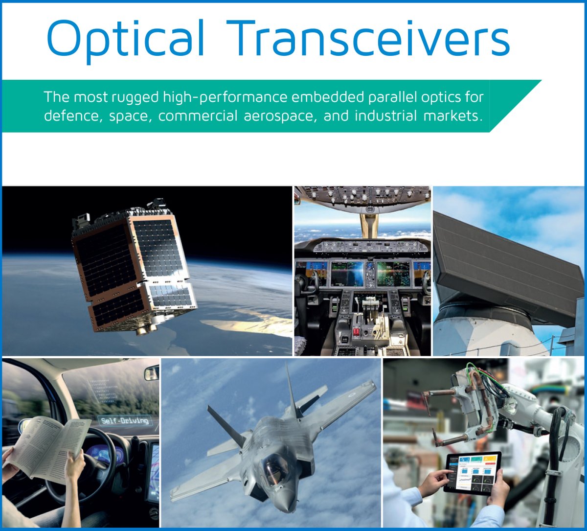 smithsinterconn's tweet image. Just released!
You can now find all our #opticaltransceivers in one catalogue.
Browse it &amp;amp; discover the features &amp;amp; benefits of the most rugged high-performance embedded parallel #optics for #defence, #space, #commercialaerospace &amp;amp; #industrial markets
ow.ly/U7Vn50NyiPp