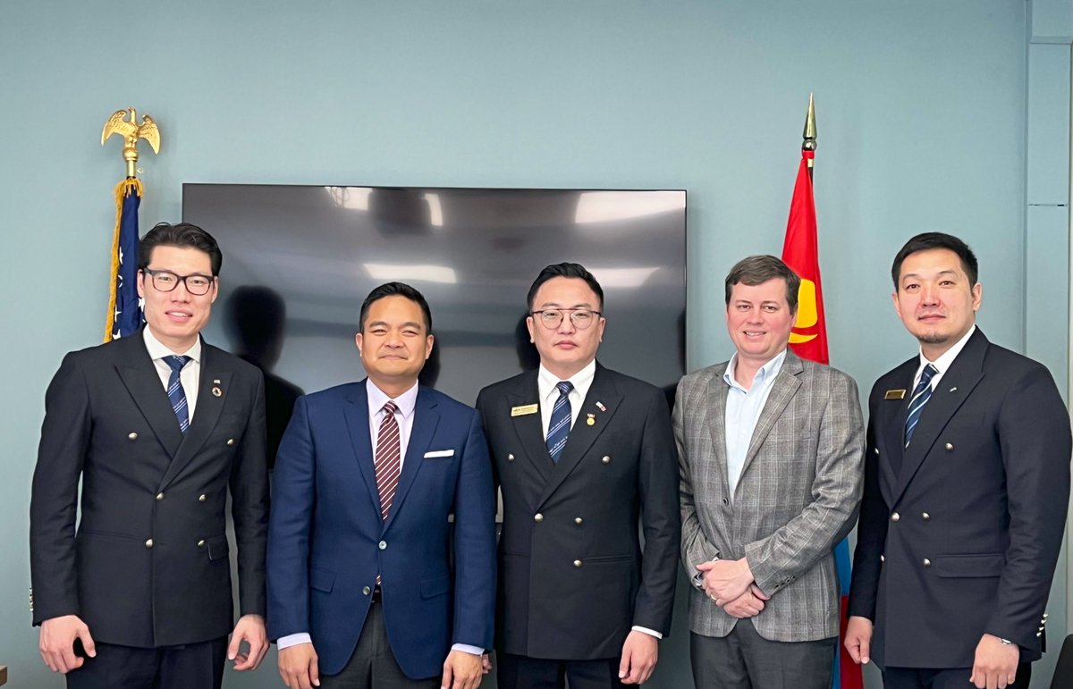 Informative meeting with the bright leaders of <a href="/JCIMongolia/">JCI Mongolia</a> to learn more about what’s on the minds of young Mongolians and the direction they want for the future of their democracy.