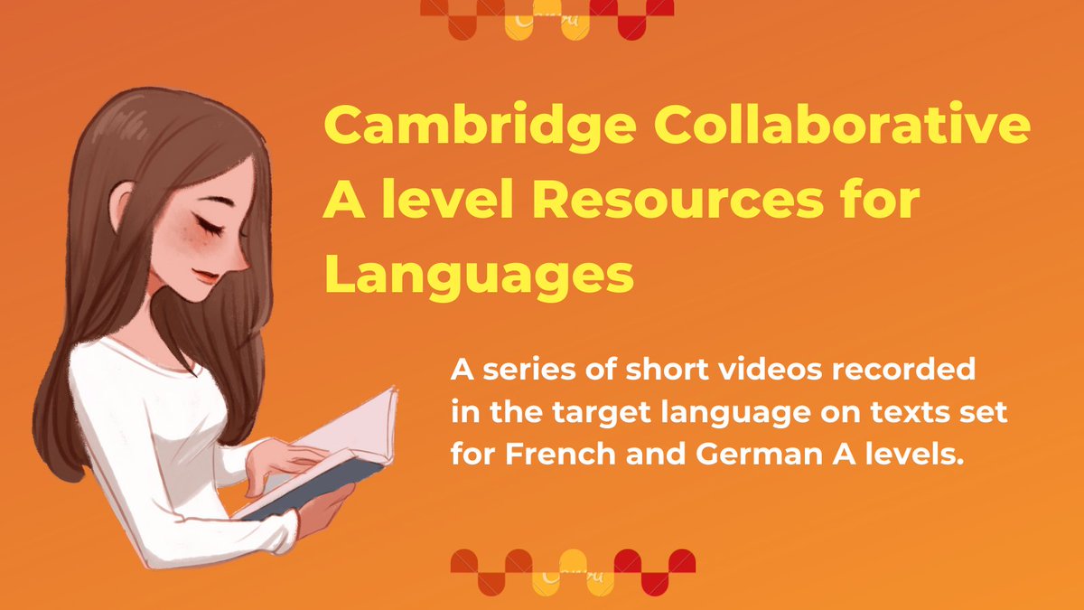 A resource for A level #French and A level #German

▶️ Playlist at ow.ly/itme50NtkBq
▶️ Intro in #French at ow.ly/PAuJ50NtkBr
▶️ Intro in #German at ow.ly/yK2Z50NtkBp

#ExploreYourSubject #StudyFrench #StudyGerman #FrenchDegree #GermanDegree #Year12 #Year13