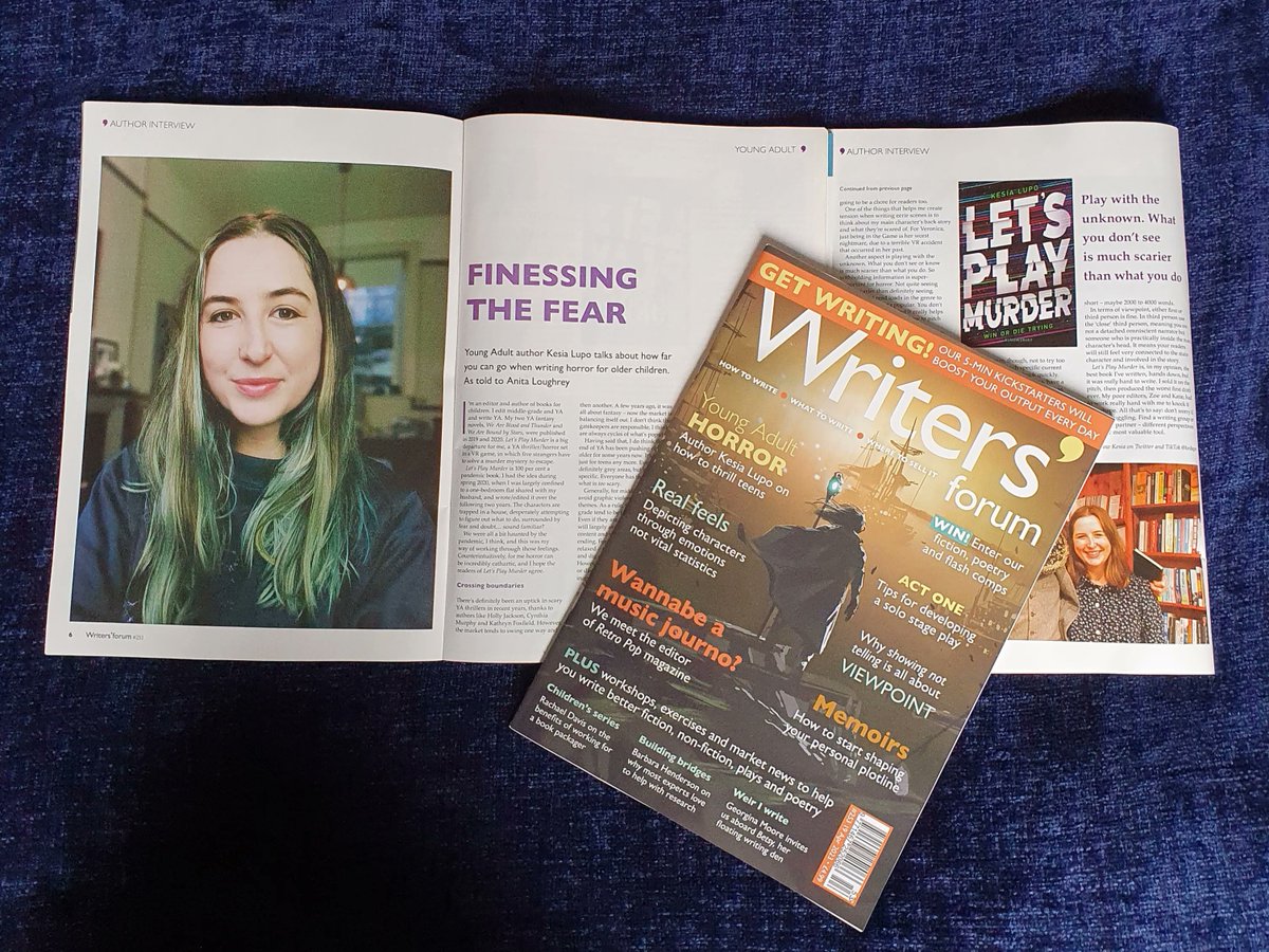 amloughrey's tweet photo. How far can you go when writing horror for children? Find out more in my interview with @keslupo on blog today: https://t.co/Sp5dwY6Q6H #writinghorror #writingforchildren #writing4children @Writers_Forum @BloomsburyBooks #authorinterview #amwriting #writingcommunity #youngadult https://t.co/ccUYnIiUNU