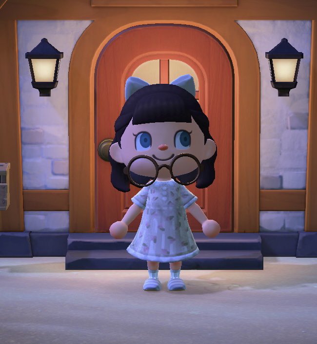 emma 🌼 on Twitter "Did I miss the acnh chin glasses update?"
