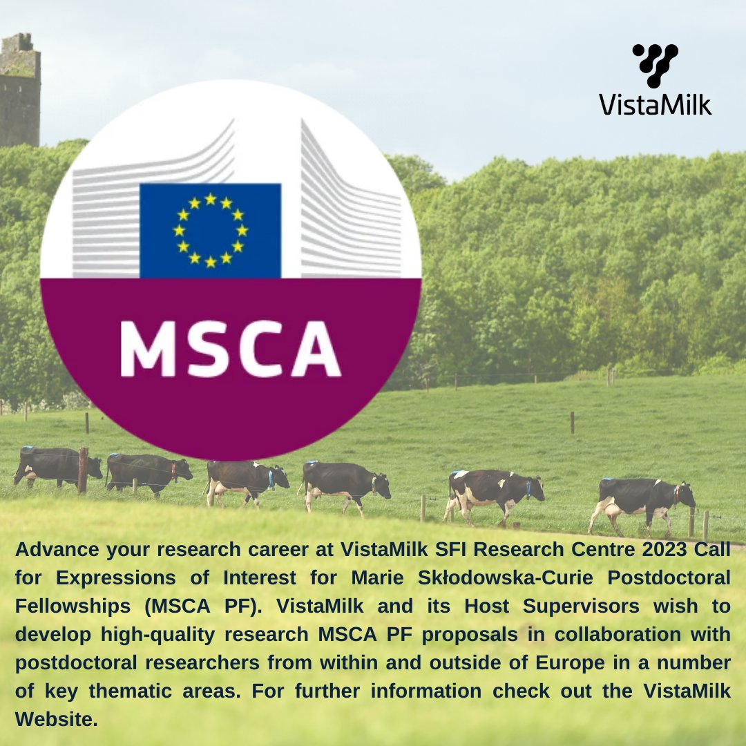 VistaMilk Research Ireland Centre tweet media