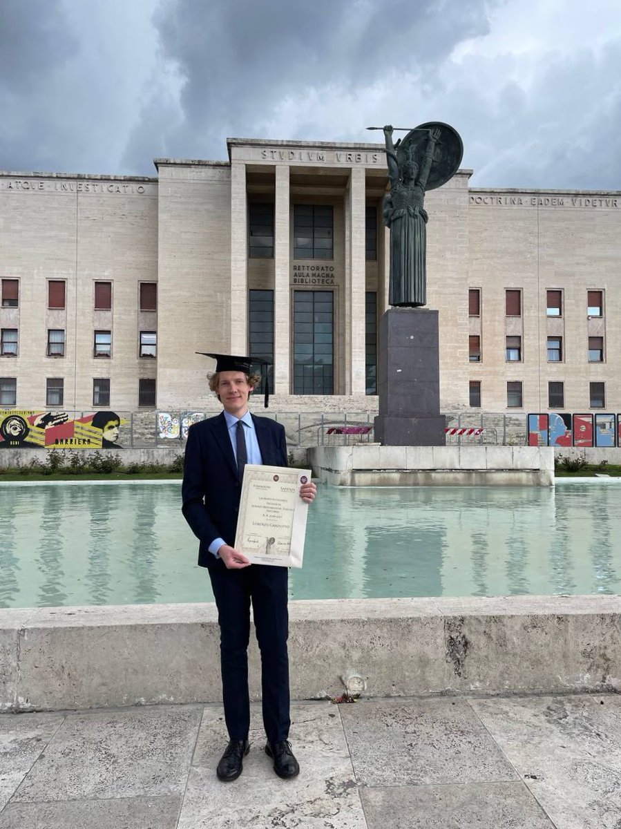 Faist Group ETH (@faistgroup_eth) on Twitter photo Congratulations to our colleague Lorenzo Graziotto, who was recently awarded among the 2020/21 "Excellent Graduates" at <a href="/SapienzaRoma/">Sapienza Università di Roma</a> University 🎉 Congratulations to our colleague Lorenzo Graziotto, who was recently awarded among the 2020/21 "Excellent Graduates" at <a href="/SapienzaRoma/">Sapienza Università di Roma</a> University 🎉