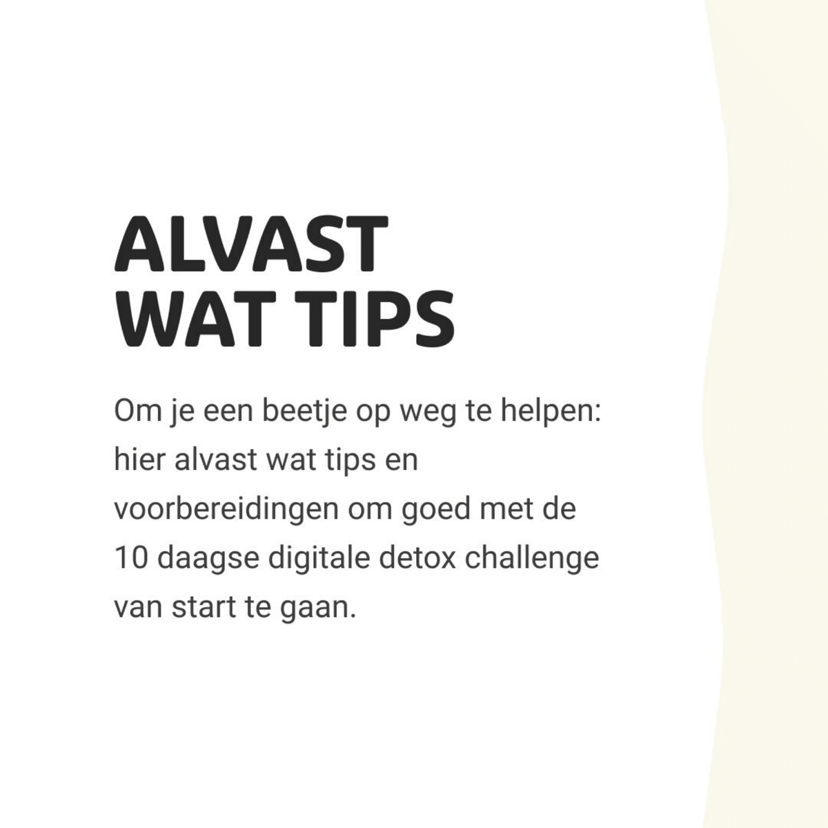 10DDDC's tweet photo. Wat zijn de voordelen van 10 dagen digitaal detoxen?

☀️ Je slaapt beter

☀️ Rust in je hoof

☀️ Sterkere relaties

Schrijf je gratis in via https://t.co/kDJhziREew

#digitalewelzijn #gezondheid #challenge https://t.co/FSJIdWPHFi