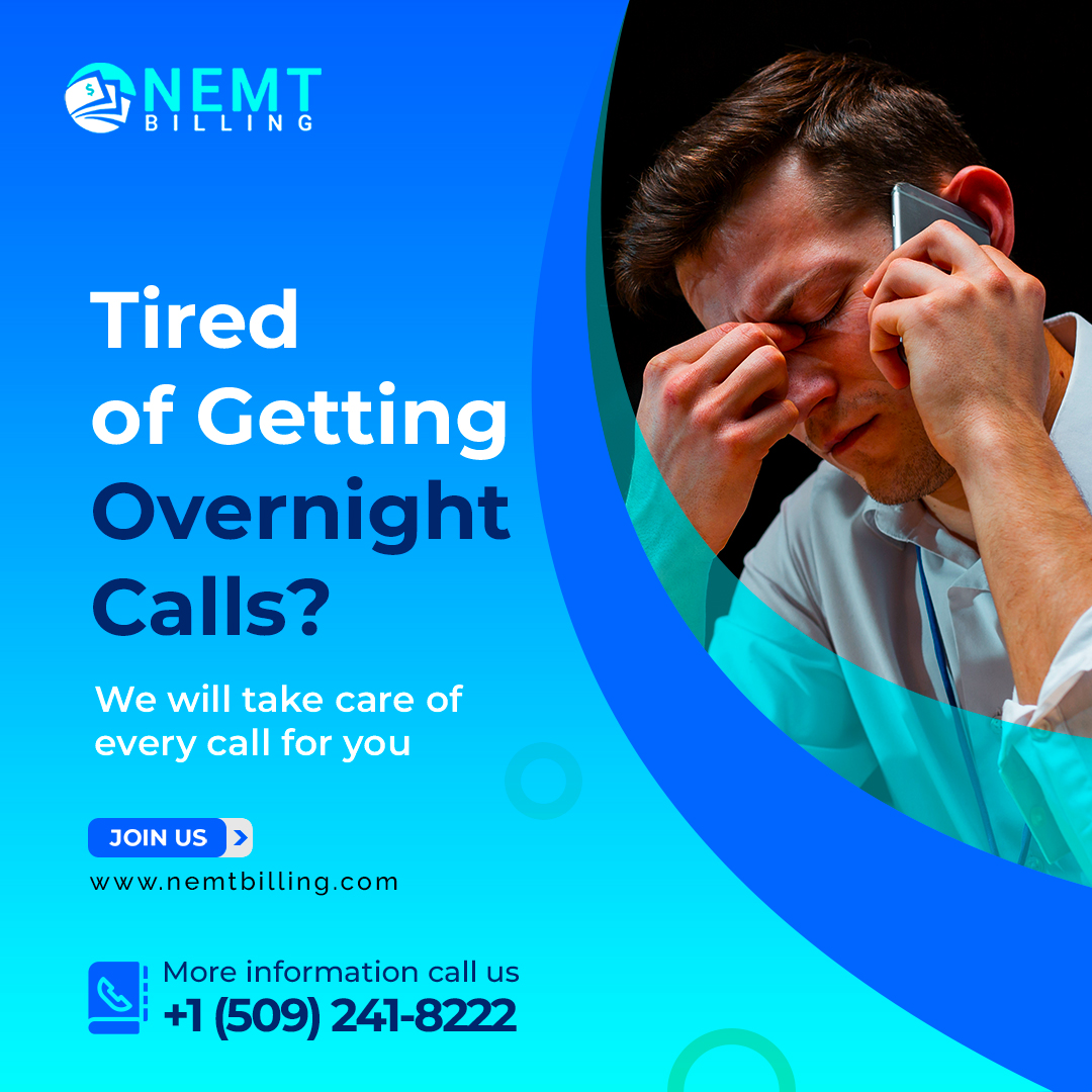 Tired of getting overnight calls?
Enjoy peace of mind and dedicated after hours support service with us.
.
#NEMT #afterhourssupport #NEMTbilling #overnightcalls #supportservice #ROI #affordable