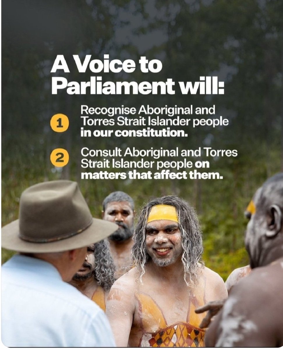 MissPolly62's tweet image. That's The Voice that I'm happy to vote for. What's your problem with First Nations People providing advice to the Government on almost anything? What an absolute beat up by you racist lot. It's not staggering at all. It's most welcome in my books. Bring it on 🖤💛❤️