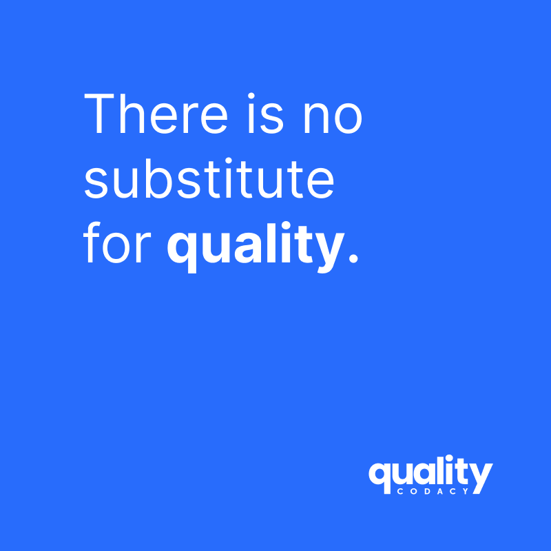 codacy's tweet photo. When it comes to code reviews and code standardization there is no substitute for quality. Get started with your FREE trial.
