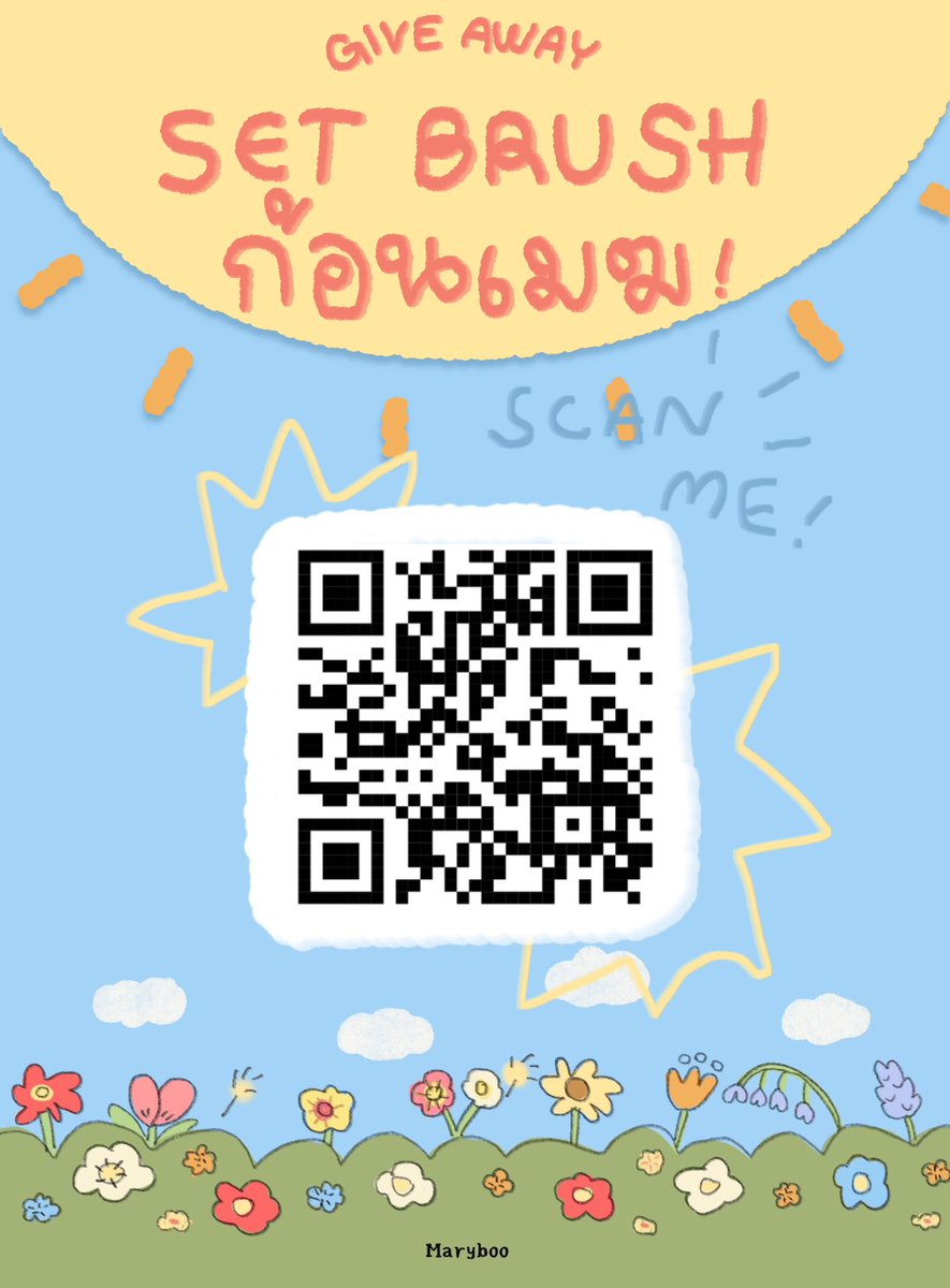 แจก set brush ก้อนเมฆ ! สำหรับแอพ procreate ค่า🌻⛅️
ดาวน์ได้เลยที่ลิ้งนี้ drive.google.com/drive/folders/…

หรือจะสแกนคิวอาร์โค้ดก็ได้ค้าบบบ
ใช้แล้วเอามาอวดกันด้วยน้า 🥺✨🌷

#แจกฟรี #แจกบรัช #แจกฟรีไม่รีได้ไง
