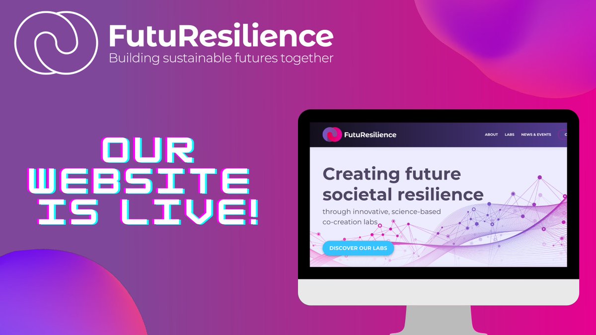 Proudly announcing the launch of the #FUTURESILIENCE project website! 🖥️ Check out more about project goals, the consortium, our timeline of activities and discover our 'Future Resilience Labs' 🟣  More at futuresilience.eu

#future #resilience #horizoneurope