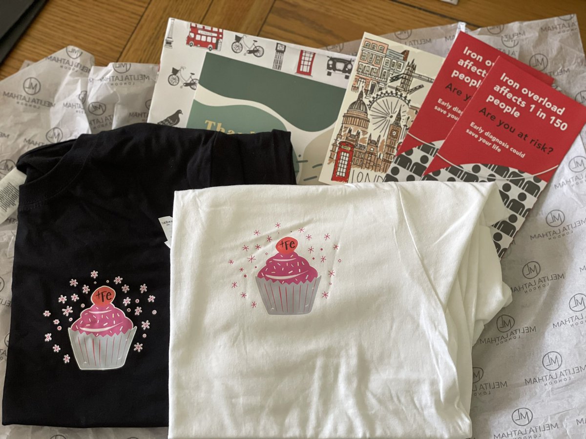 I don’t think I’ve ever seen a parcel wrapped with more care and attention than the T-shirts I ordered in support of Haemochromatosis UK <a href="/IronOverloadUK/">Haemochromatosis UK</a> from <a href="/MelitaLathamLDN/">Melita Latham London</a>