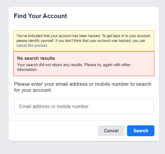 Doza2112's tweet photo. @facebook my account has been hacked. Password was changed 16 hours ago not by me! - some how - even with 2FA enabled - and cannot recover or report as your system now says the email / number I have used for 16 years no longer is attached to account. Please help! https://t.co/2nTVDlnGm4