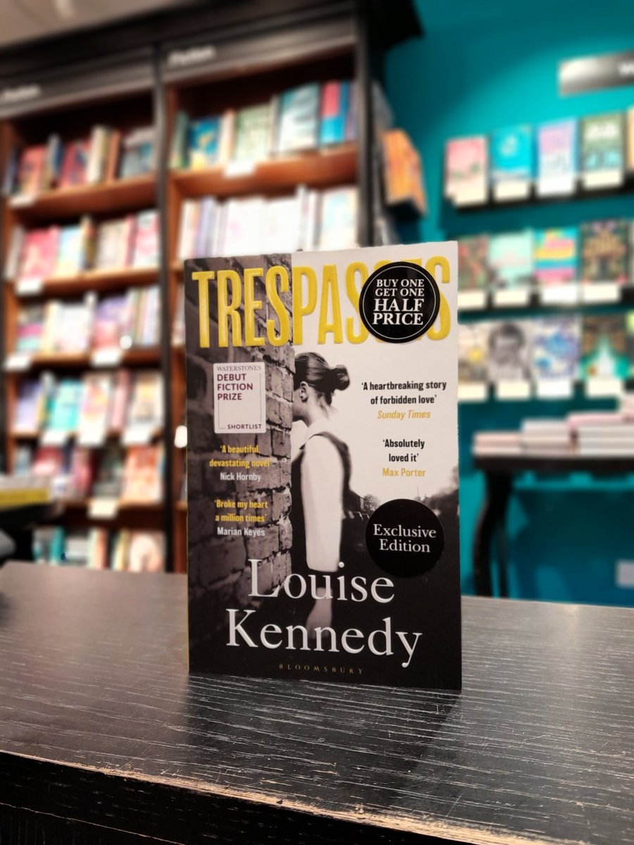 HexhamBooks's tweet image. Have you read any of our April #BooksOfTheMonth?

Our fiction choice, Trespasses, was shortlisted for the #WDFP last year. So many Waterstones booksellers loved it so it's great to see this book getting some well-deserved attention. #WBOTM