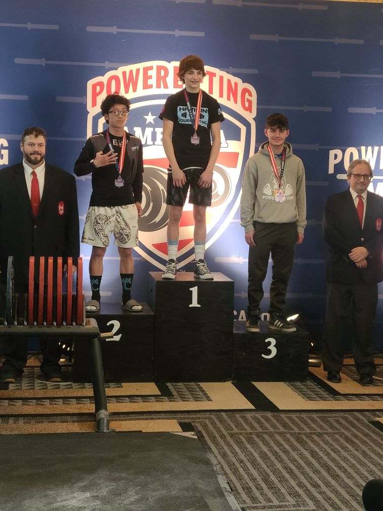 2 bronze medalist at the Powerlifting America HS Nationals in Scranton, PA, Emily Nies and Sam Lighty. Great job, very proud of you both! <a href="/KDPOWERLIFTING/">KDPowerlifting</a>