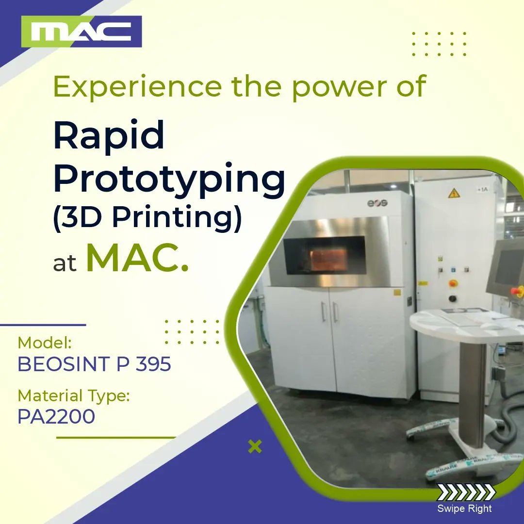 macaurangabad's tweet photo. Highly productive rapid prototyping 3D printing machine for your prototyping needs.
Get a quote now!
#MarathwadaAutoCluster #MAC
#3DPrinting #rapidPrototying #CADdata #SpareParts #toolroom #equipment #autocluster #automotive #manufacturing #industry #aurangabad https://t.co/RlbAEnjOtT