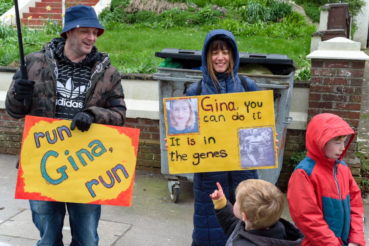 EntOptika's tweet photo. Congratulations to my inspirational wife @GinaCWatson, who completed the Brighton Marathon after years of covid cancellations, despite battling cramp in both legs for most of the race. Raising money for @SOBScharity. #brighton #marathon #brightonmarathon https://t.co/t4rlhtjP4H https://t.co/SDqHmsmqUH