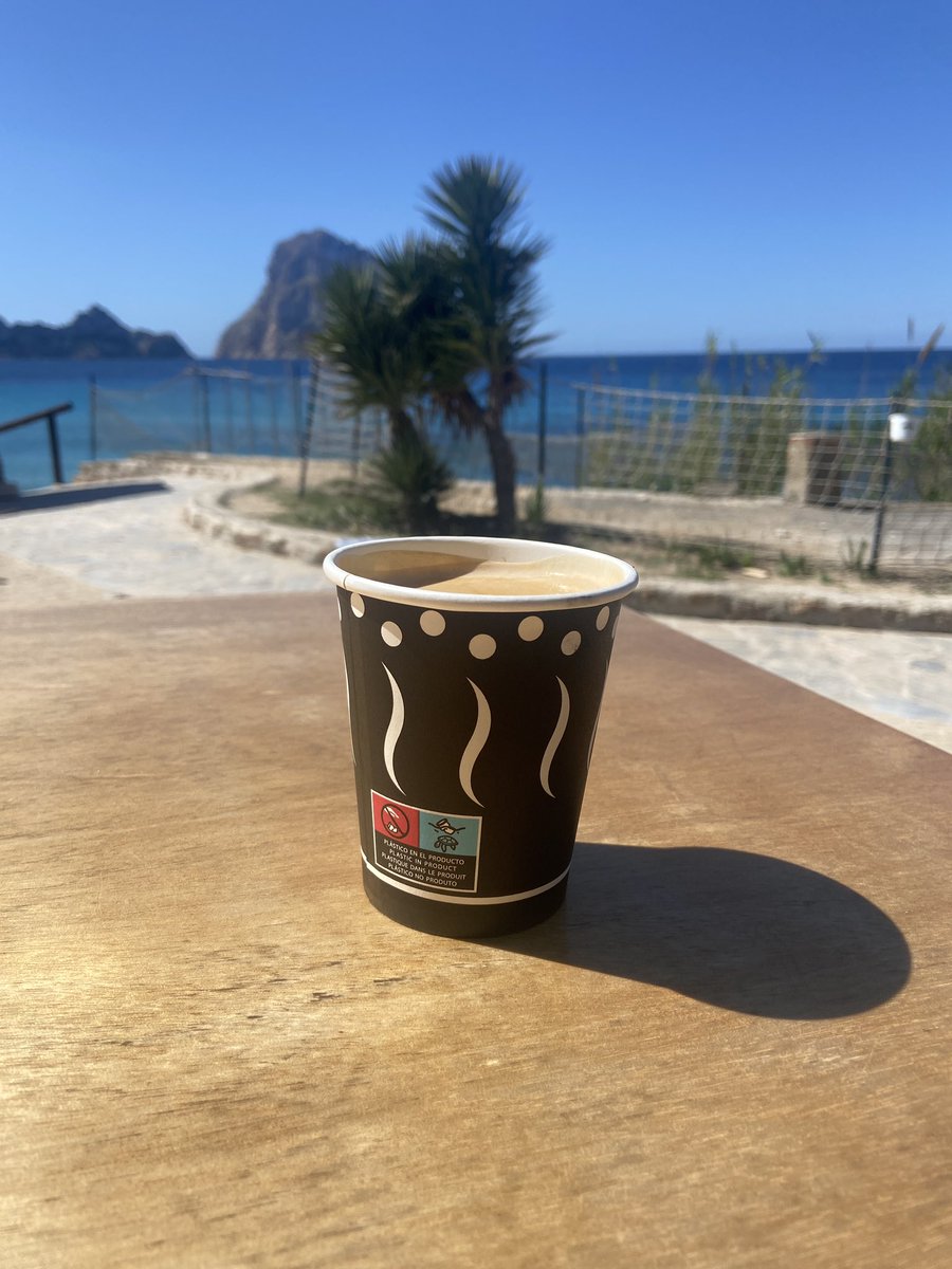 Coffee with a view #ibiza #caladhort