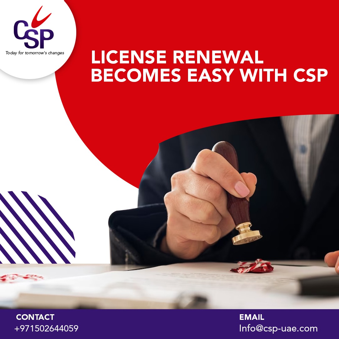 cspuae's tweet photo. No need to waste time running for license renewal. Our expert members are well-sourced to finish your license renewal process without trouble.

Call us to know more,
📱 +971502644059
📩 info@csp-uae.com
#businessowner #dubaiproperty #middleeast #smallbusiness #companyformationuae https://t.co/VLuopneROY