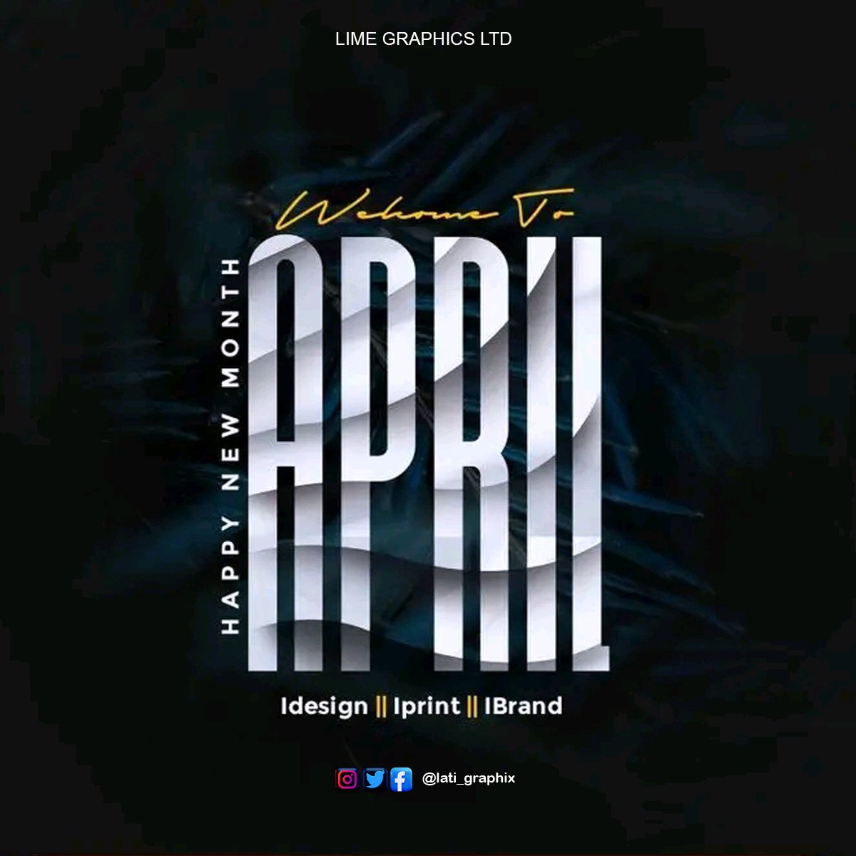 Lati_Graphix's tweet photo. Happy new month ๐#graphicdesign
#latigraphix https://t.co/BvxNZPwR65
