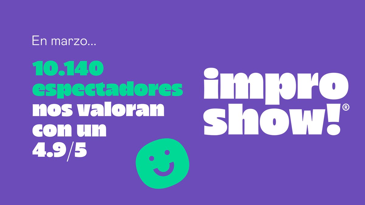 ⭐️⭐️⭐️⭐️⭐️
En marzo seguimos con cifras récord en <a href="/SomTeatreneu/">Teatreneu Oficial</a> gracias a vosotres 🥳🥳

👉 10.140 espectadores
👉 4.9/5 valoración

🫶 Gracias por elegirnos, ¡y que el ritmo no pare! 😏😏

#planetaimpro #improshow #teatreneu #Barcelona #impro #teatro #humor #comedia #teatrebcn