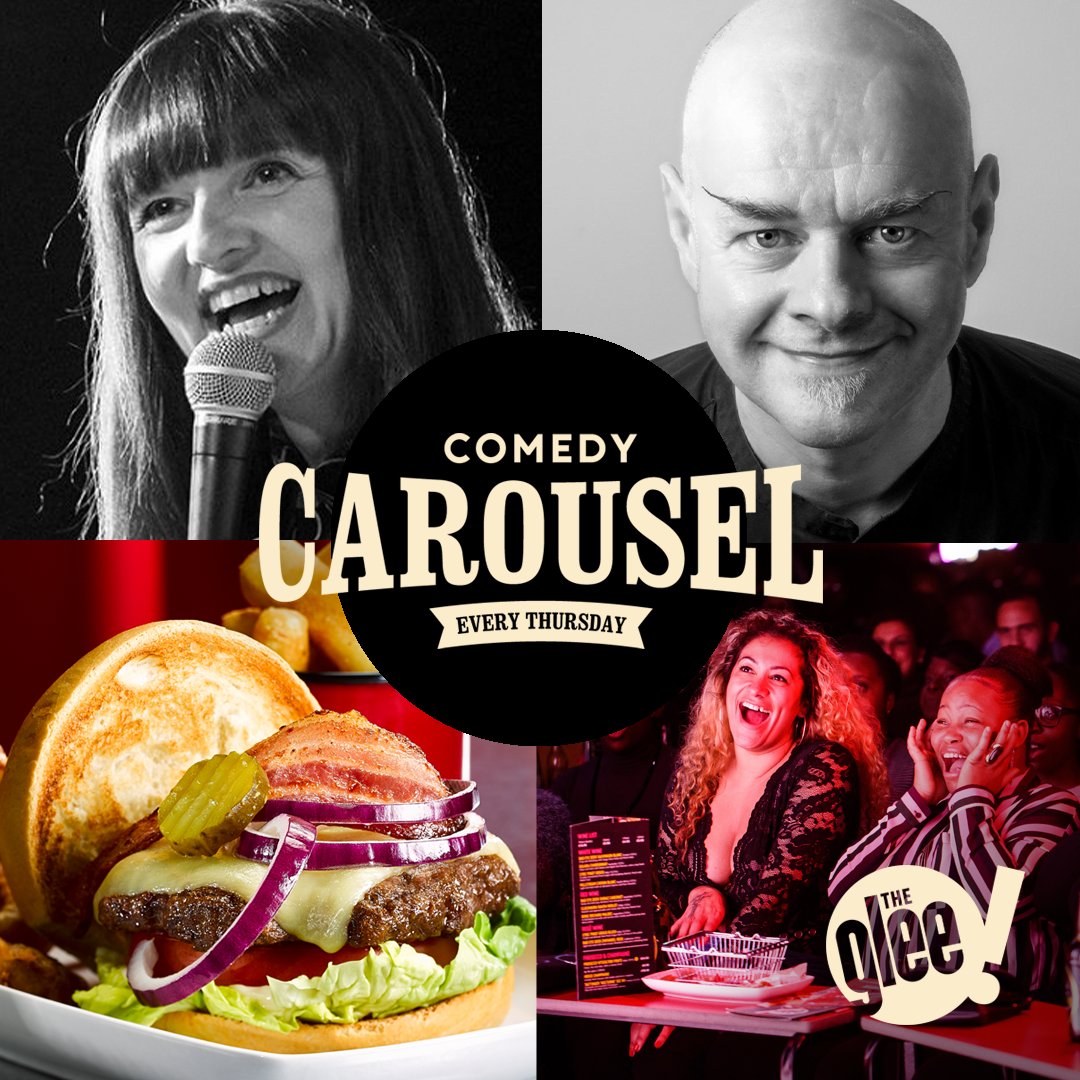 🥚 Thursday: Comedy Carousel, featuring Andy Robinson, @jo_enright & @pthornecomedian A fast-paced & spontaneous show, featuring top stand-up comedians and a big screen to bring you the best bits from the weird world of the web Tickets 🎟 bit.ly/ComedyCarousel
