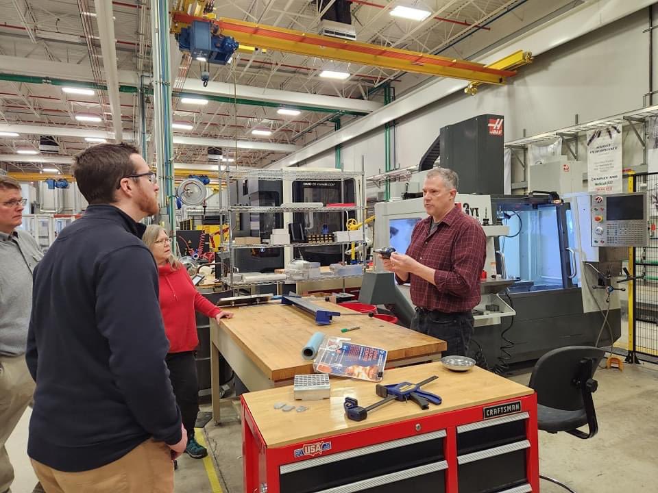 TeachersNh's tweet image. What a great tour of the UNH John Olson Advanced Manufacturing Center! 

Join us at our #SpringConference to learn about the #Collaboration and #TechnologyResources the center can offer K-12 educators. Dr. John Roth is our #ScienceConference #Keynote. 
nhsta.wildapricot.org/event-5068702