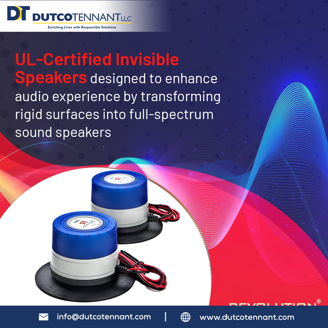 Dutcotennant's tweet image. Bring your audio to life with our UL-Certified Invisible Speakers! 

Visit bit.ly/43chjTs to get more insight.

#speakers #invisiblespeakers #audiotechnology #audiosolutions #interiordecor #DutcoTennantLLC
