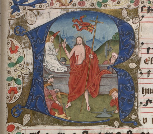 EdUniLibraries's tweet photo. Happy Easter! 🐰 We're commemorating this holiday with a beautiful illustration from our Western Manuscripts collection showing the resurrection of Jesus. You can see the full page of sheet music and glorious illustrated border right here:
https://t.co/tjXUZ77TsS
#EdUniDigitised https://t.co/uIxXwrjj8G