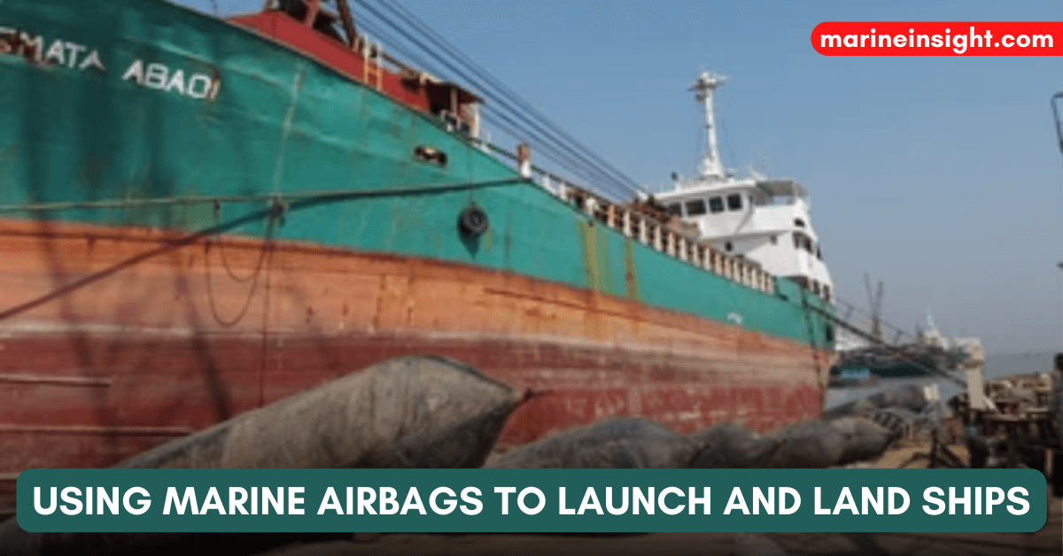 MarineInsight's tweet photo. Using Marine Airbags to Launch and Land Ships
...Check Out this article 👉https://t.co/d8L1C9c35P
#Airbags #ShipLaunching #Shipping #Maritime #MarineInsight #Merchantnavy #Merchantmarine #MerchantnavyShips https://t.co/8tzMxkFQuk