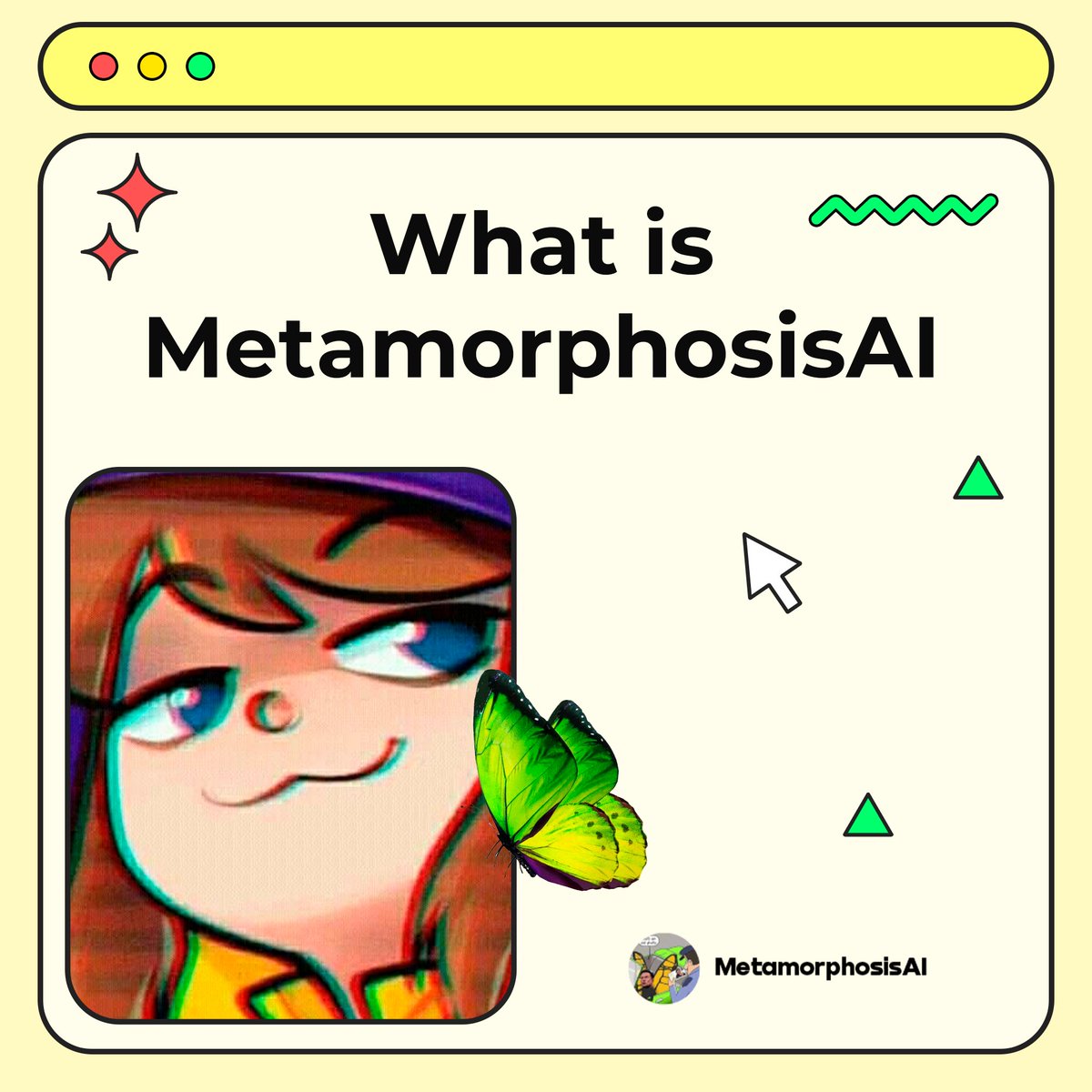 metamorpai's tweet photo. What is MetamorphosisAI?🤖🤖

MetamorphosisAI, bridging the gap between AI and crypto memes. MetamorphosisAI ($MMAI) was developed and inspired by its core idea of decentralization.

$MMAI #AI #ELONMUSKCEO #Trending #MetamorphosisAI https://t.co/zgtg34XBj6
