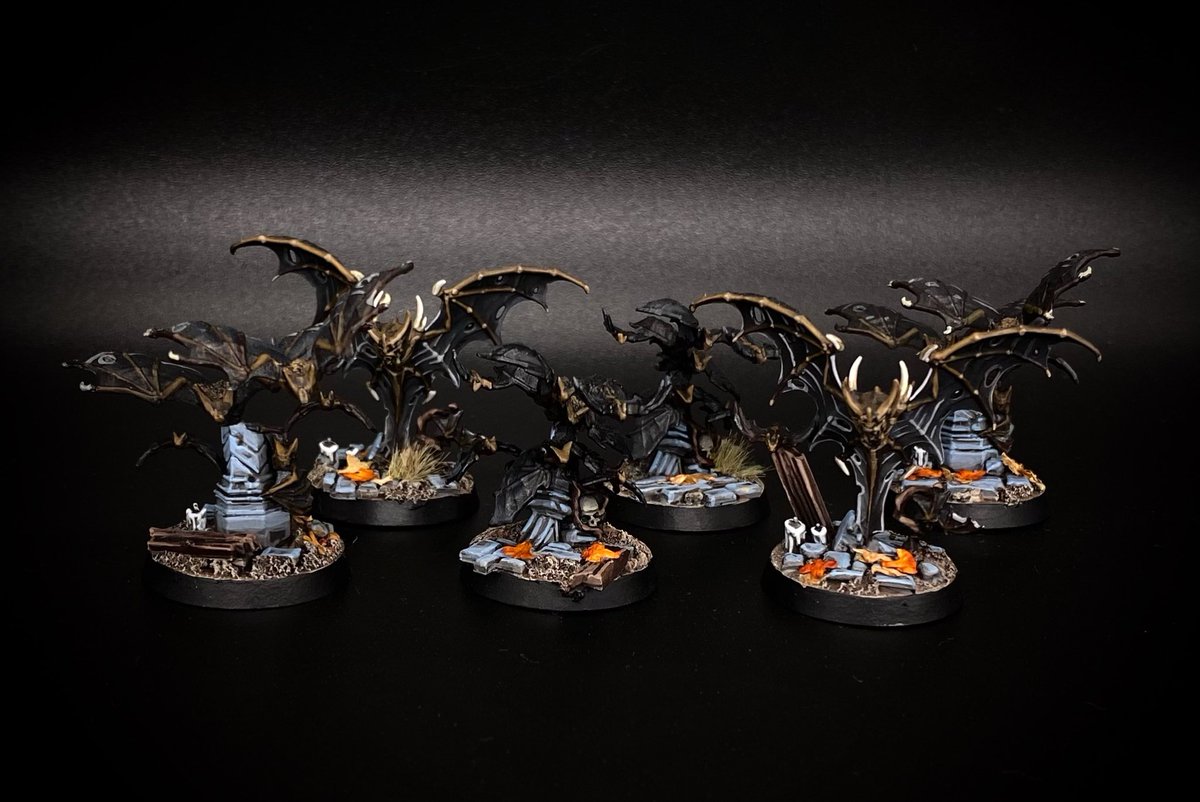 AShroudOfEmbers's tweet photo. Cursed City - Bat Swarms πͺ¦π
#batswarm #batswarms #cursedcity #cursedcityageofsigmar #cursedcityboardgame #warhammerquest #warhammerquestcursedcity #ulfenkarn #paintingwarhammer #warhammercommunity #warhamfam #warmongers #warmaidens #ageofsigmar https://t.co/7vY9KhmoF7