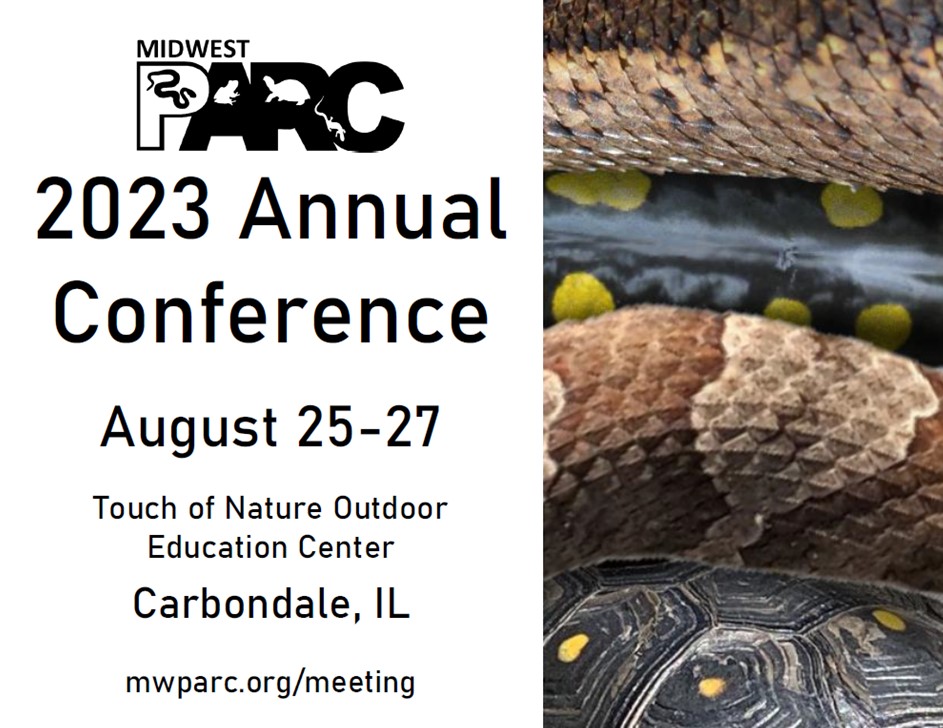 Save the date for the Midwest PARC 2023 Annual Conference! 🎉 This year’s gathering will take place Aug. 25-27 at the Touch of Nature Outdoor Education Center at Southern Illinois University. Stay tuned for details and registration.  🐸