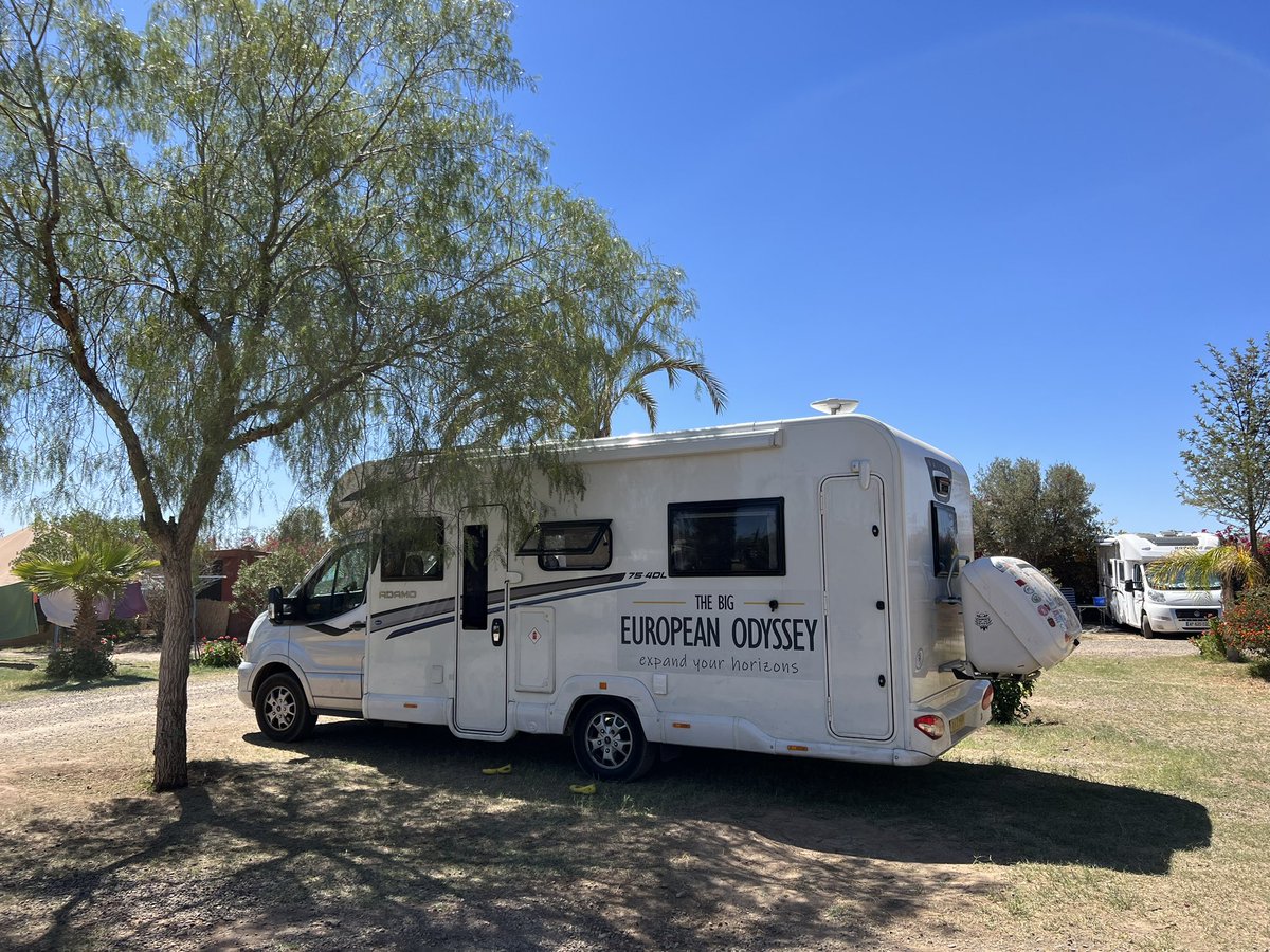 Final day in Marrakech before we start heading north and we’ve been blessed with another brilliant campsite, not to mention some truly fantastic weather <a href="/candmclub/">Caravan and Motorhome Club</a> <a href="/BaileyofBristol/">Bailey of Bristol</a> #thebigeuropeanodyssey