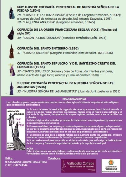archiValladolid's tweet photo. Mañana #ViernesSanto la asociación @SSpasoapaso distribuirá una hora antes del comienzo de la Procesión General de la Sagrada Pasión del Redentor de #Valladolid y, a través de la Oficina de Turismo, 6.000 dípticos informativos entre los vecinos y visitantes asistan al cortejo https://t.co/YwzfUEfSOP
