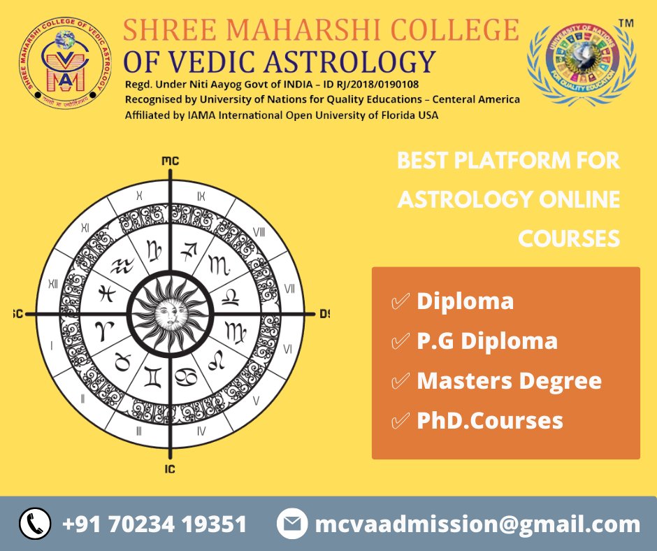Shree Maharshi College of Vedic Astrology on Twitter "Build your