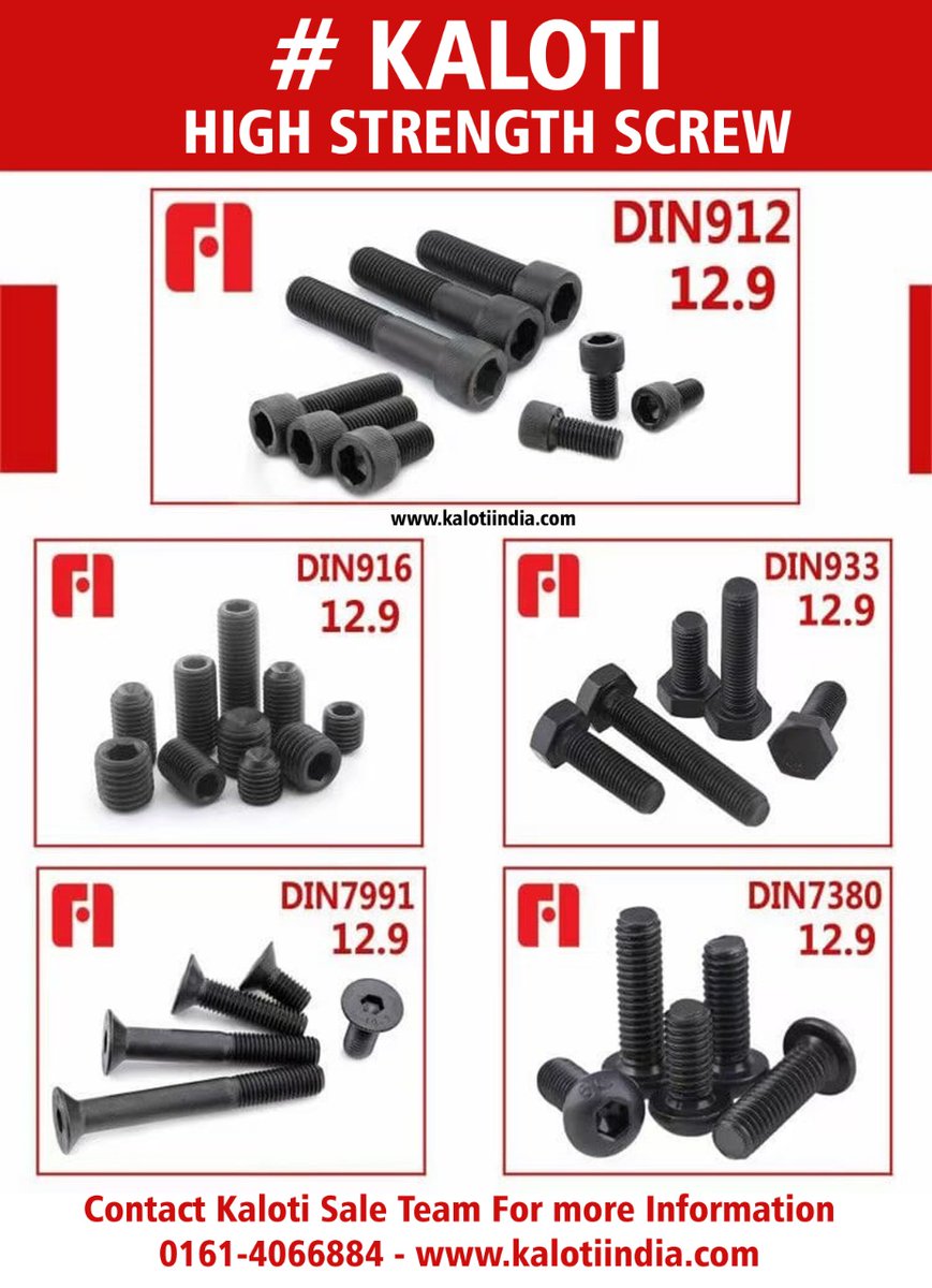 KalotiGrou53523's tweet photo. Please get in touch with Kaloti Sales Team For Order!
👉https://t.co/Np95BlZmBF - 0161-4066884
👉Email - sales@kaloti.in
👉Website - https://t.co/pkbnHHrYWe
.
.
.
#fastener #screws #bolts #fastenerworldindia #manufacturing #screw #metal #kalotiindia #kalotifasteners #kaloti https://t.co/ei8RO4URzW