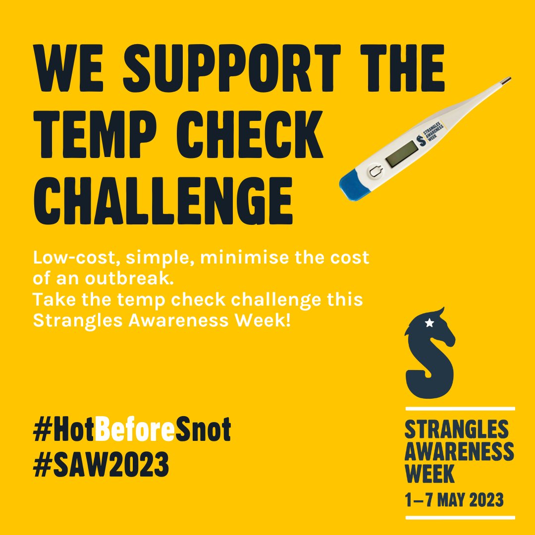 NationalEWC's tweet image. We are proud to support @StranglesWeek (1st-7th May) this year and will be sharing information and resources to help raise awareness and understanding about this condition

Keep your eyes peeled!

For more info 👉 redwings.org.uk/strangles/stra…

#StranglesAwarenessWeek #hotbeforesnot