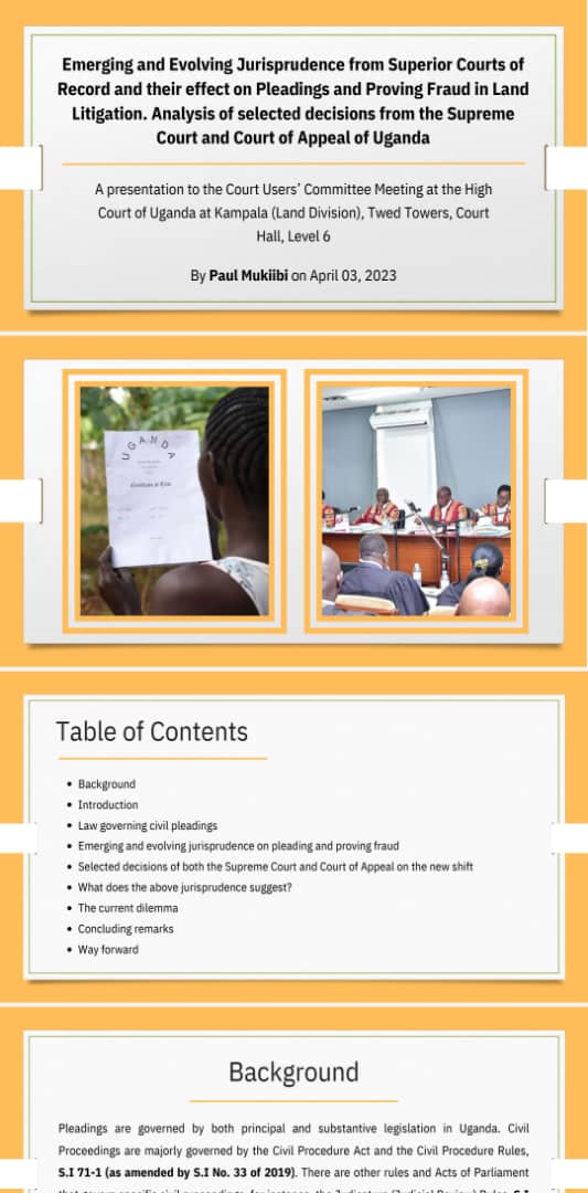 Law Development Centre on Twitter "Mr. Paul Mukiibi, Head, Department of Law Reporting