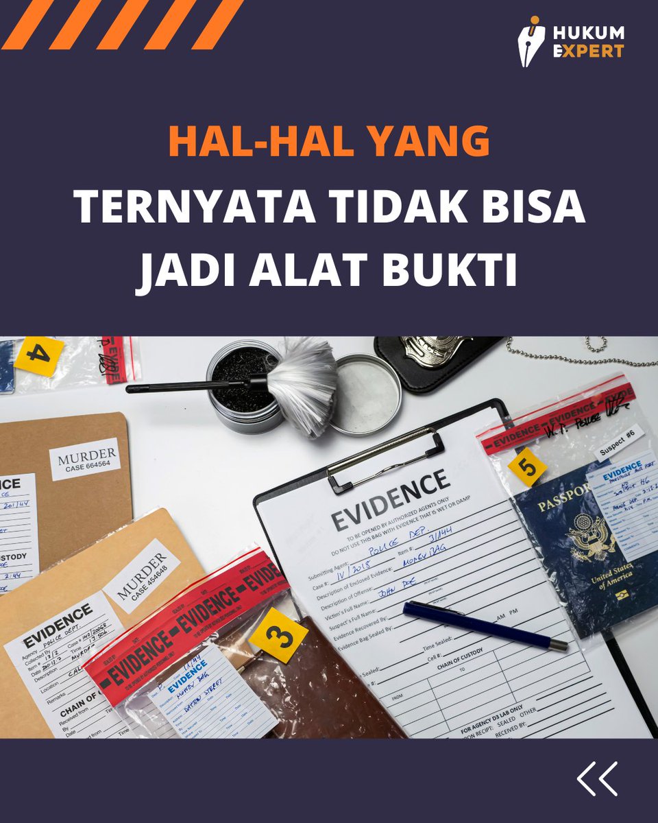 hukumexpert's tweet image. Sebelum berperkara, pastikan bukti yang diajukan memiliki kekuatan hukum untuk diajukan sebagai alat bukti di Pengadilan ya!

#bukti #alatbukti #perdata #pidana #hukumpidana #hukumperdata
