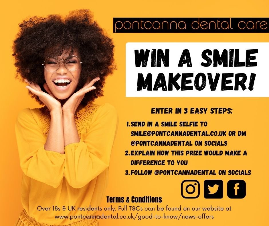 AD | WIN A SMILE MAKEOVER!😁 We’ve teamed up with @pontcannadental for one lucky person to win the opportunity for smile makeover for free! Head over to our Instagram to find out more and details on how to enter: instagram.com/p/Cqkp-GYMhvx/…