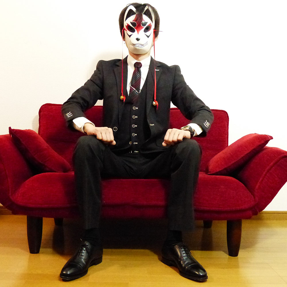 konomuraZ's tweet image. インスタ再掲第７弾。 
スーツと赤いソファ。  

#そうだスーツ着よう 
#drawingreference