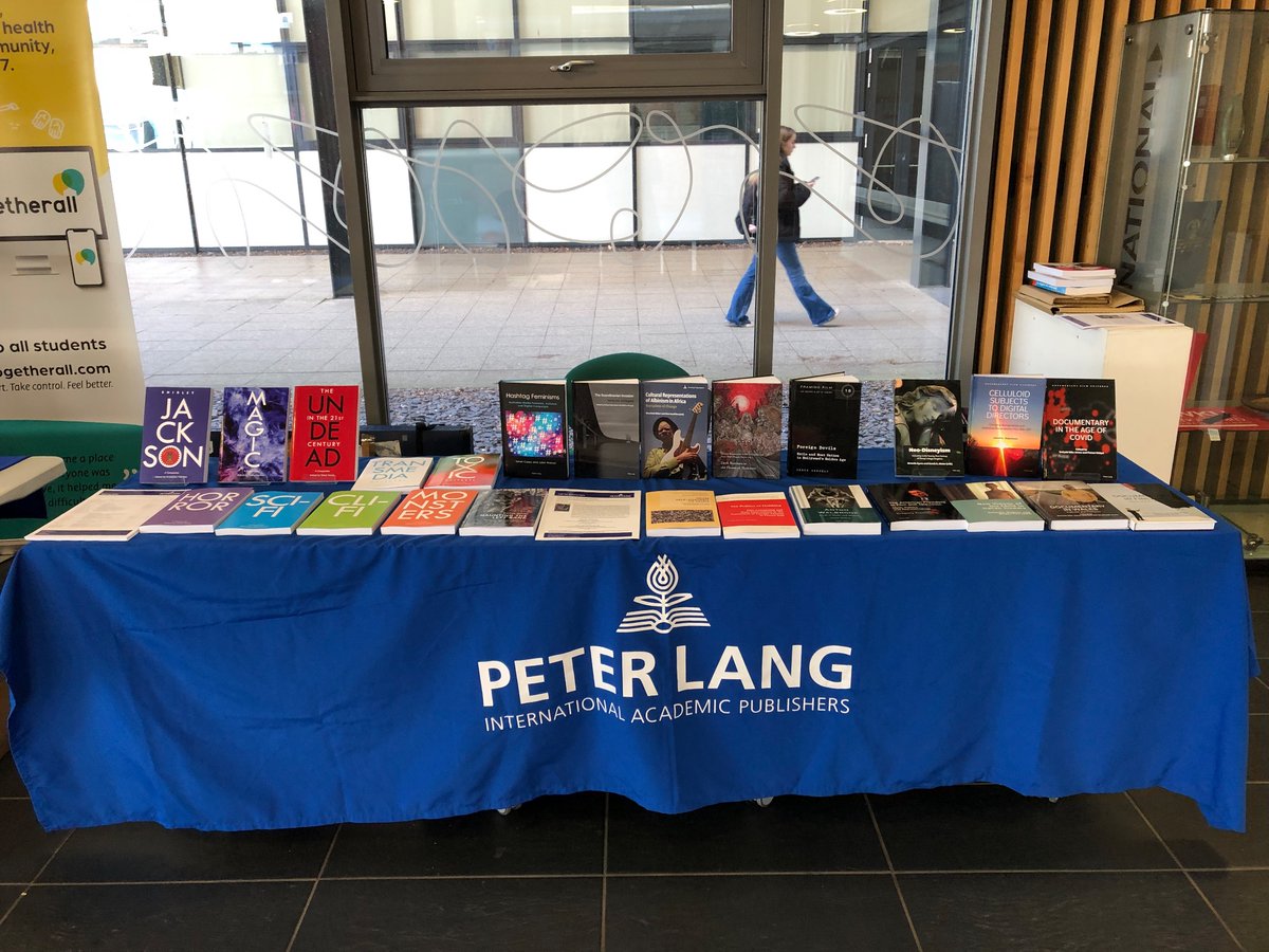 Come by the @PeterLangGroup bookstand at @baftss #baftss2023 in the Stephen Langton Building at @unilincoln. Browse our latest titles and pitch your book ideas! #film