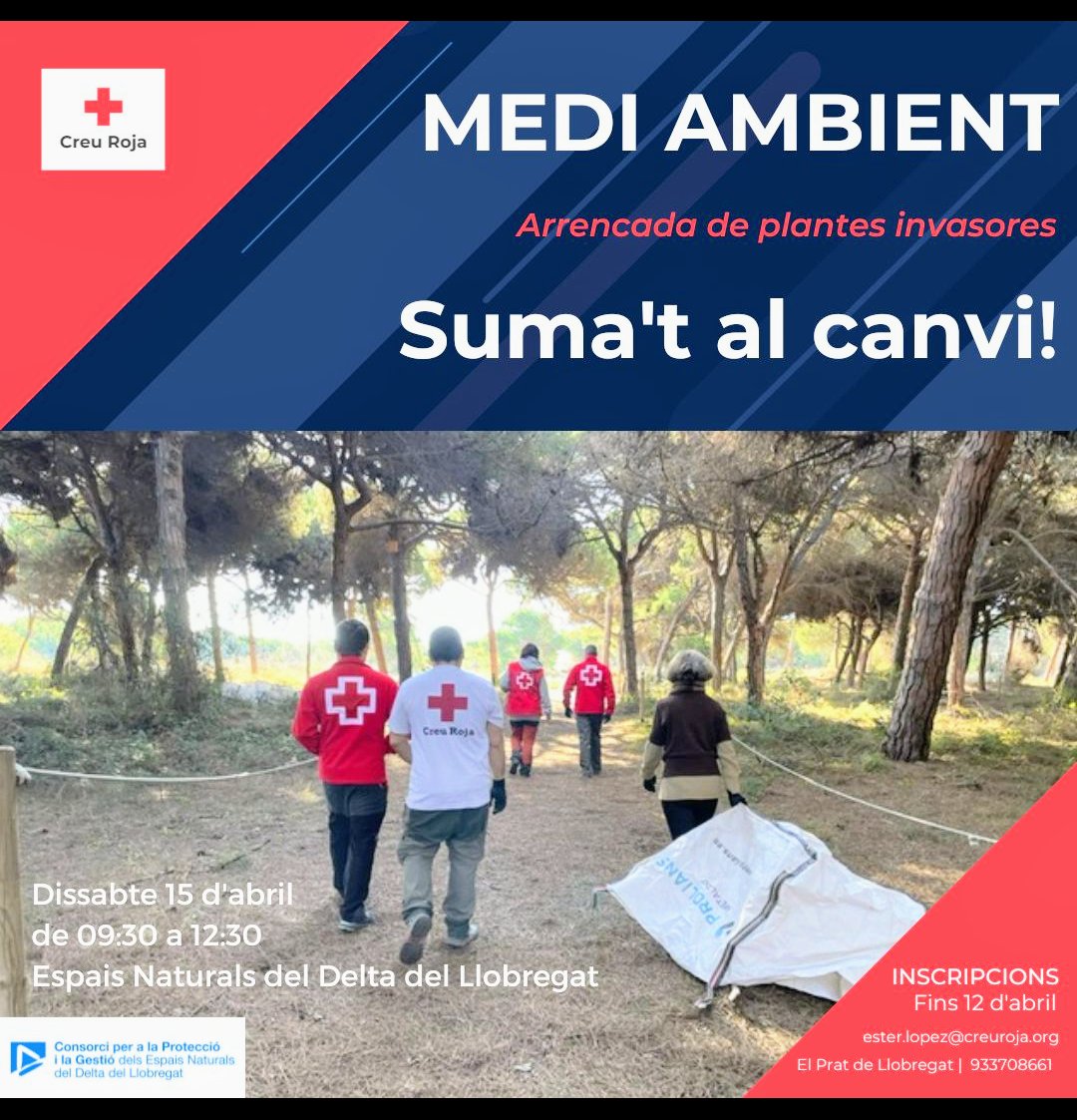 CreuRojaPrat's tweet photo. Nova activitat oberta a la ciutadania, pla de medi ambient 🌍 @JordiHueto @Encar2603 @Adolfdc https://t.co/KAZKPtc4EM