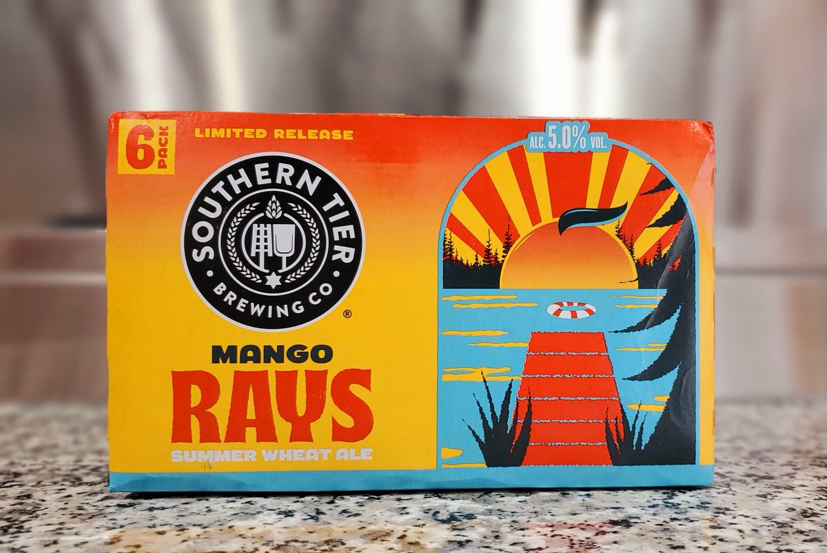 BeerWorldStore's tweet image. Mango Rays - Vibrant Notes of Mango balance with Wheat and Subtle Malts to Create a Refreshing Easy Drinking Ale that You Can Enjoy from Sunrise to Sunset. 5%ABV Summer Wheat Ale. @stbcbeer
LIMITED RELEASE 

#beerworld #beer #wheatale #summerale #mangorays #southerntierbrewing
